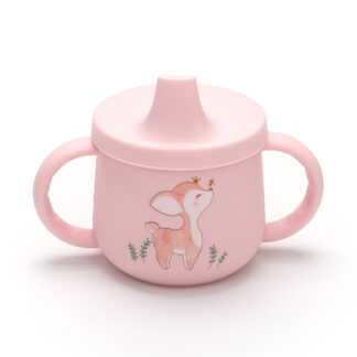 Tasse d'apprentissage silicone faon